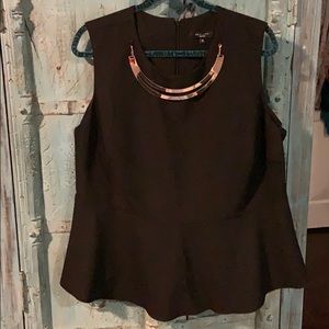 Gorgeous Black Peplum Blouse